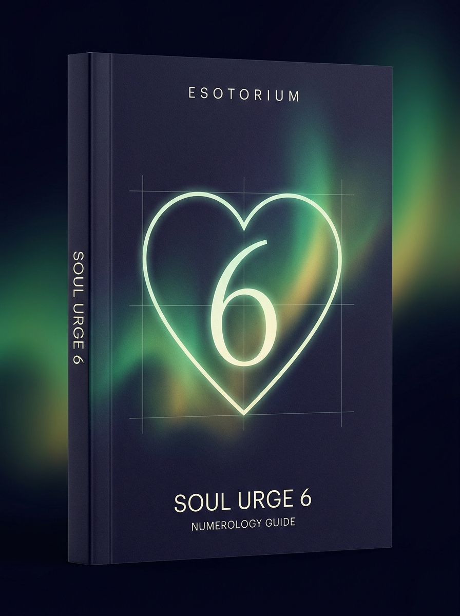 Soul Urge Number 6 — Your Heart's Desire — Esotorium cover v4