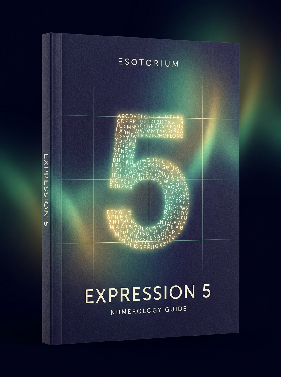 Expression Number 5 — Meaning & Talents — Esotorium cover v4