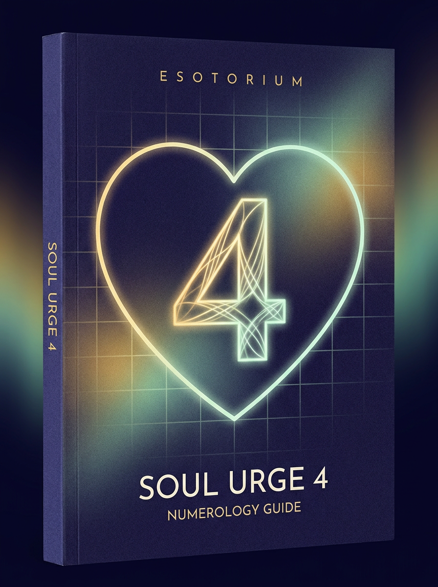 Soul Urge Number 4 — Your Heart's Desire — Esotorium cover v4