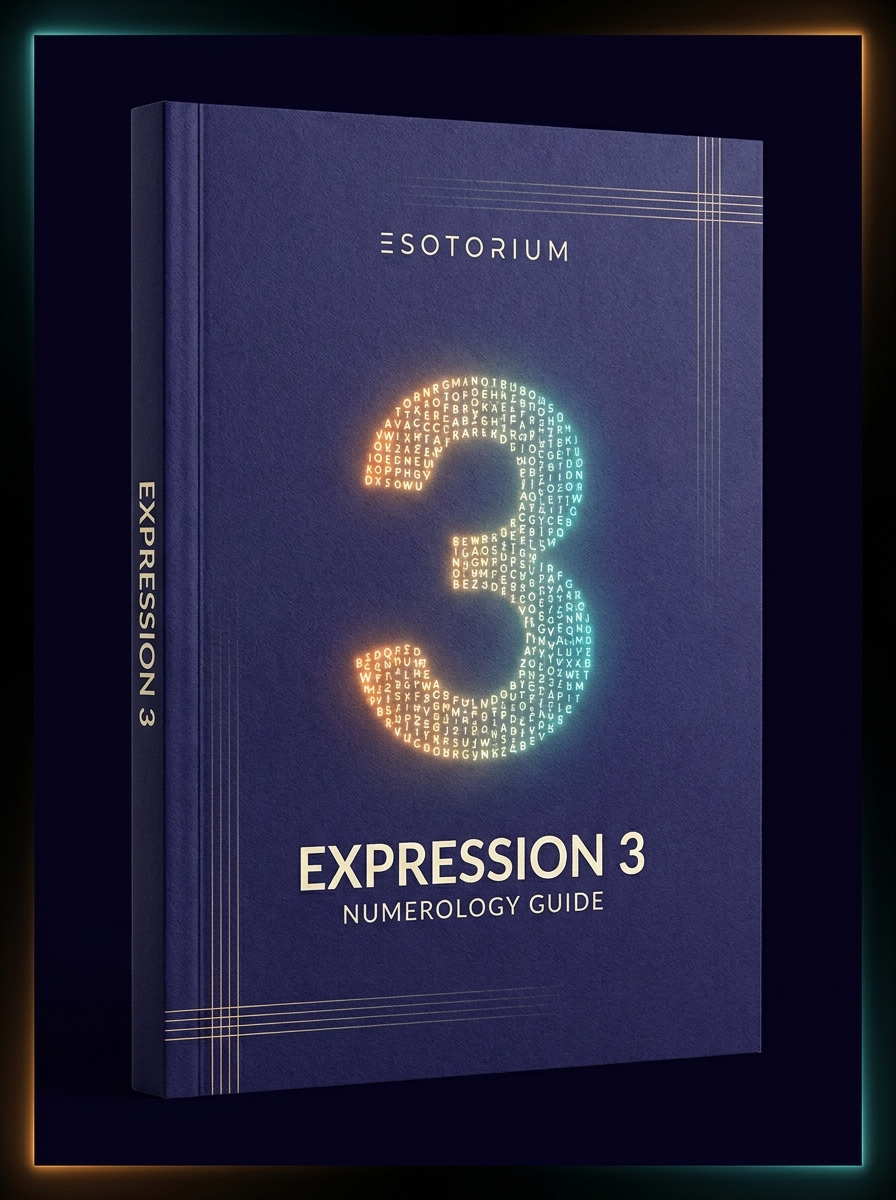 Expression Number 3 — Meaning & Talents — Esotorium cover v4
