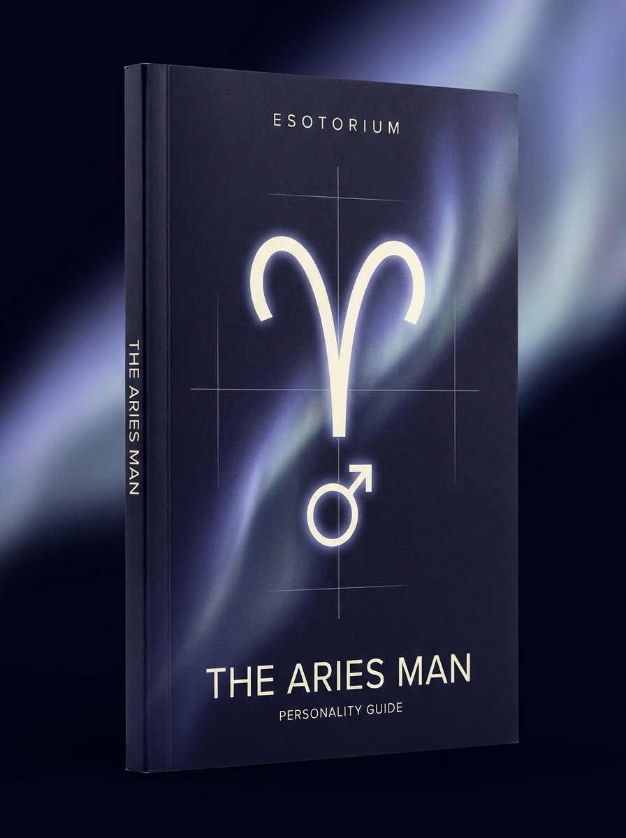 The Aries Man — Personality, Love & Compatibility — Esotorium cover v4