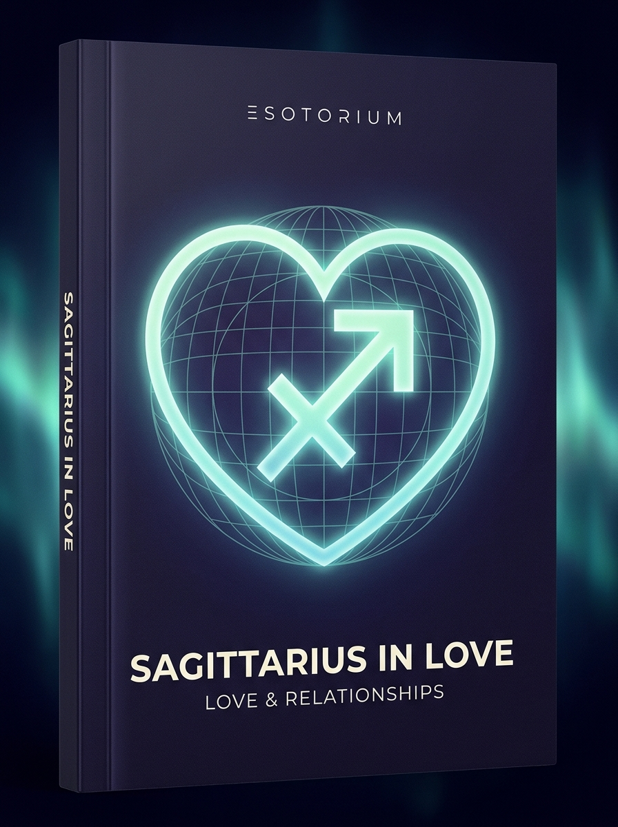 Sagittarius in Love & Relationships — Esotorium cover v4