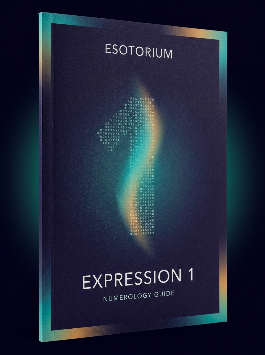 Expression Number 1 — Meaning & Talents — Esotorium cover v4
