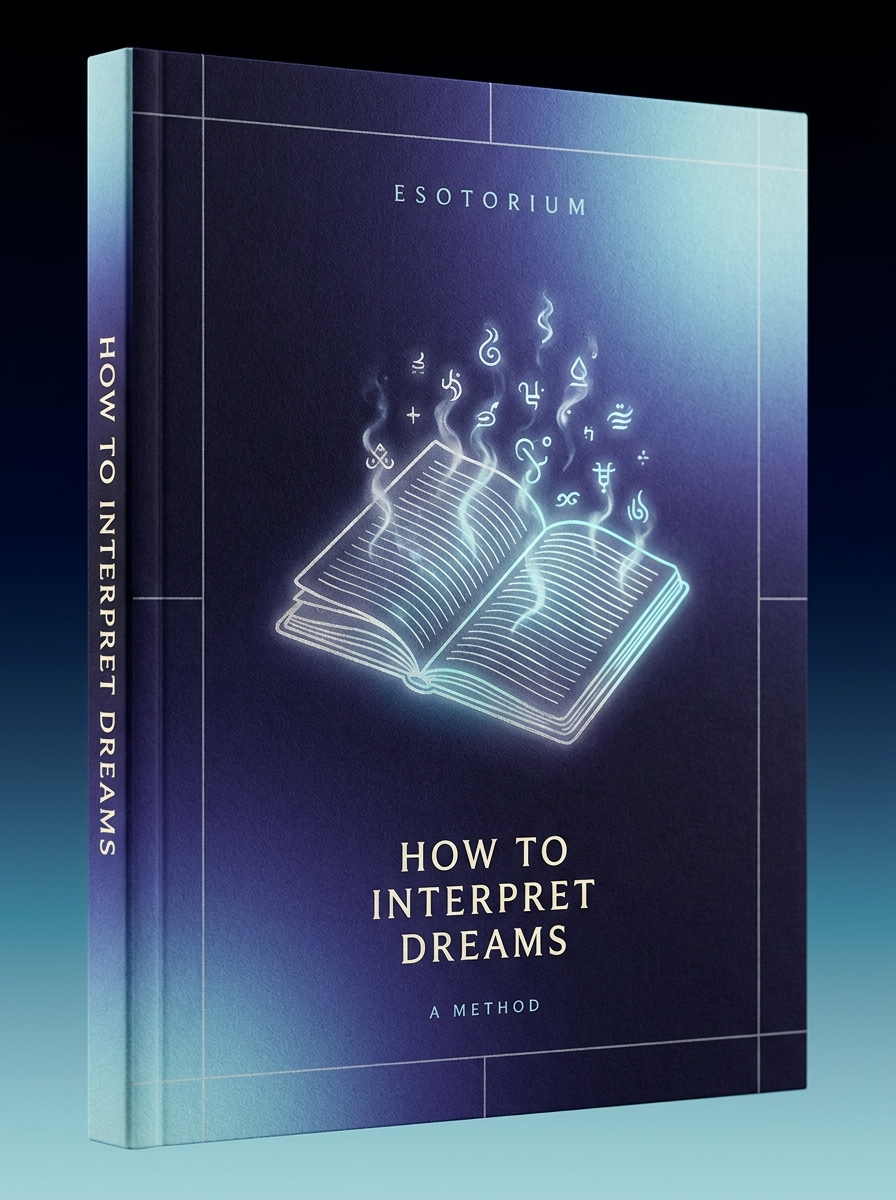 How to Interpret Your Dreams — A Practical Method — Esotorium cover v4