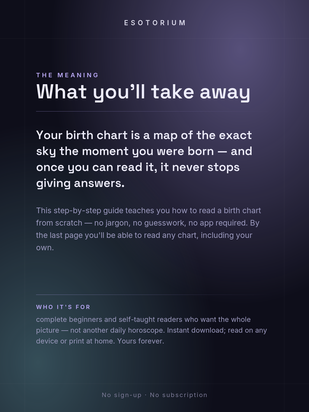 How to Read Your Birth Chart — Complete Beginner Guide — What it means