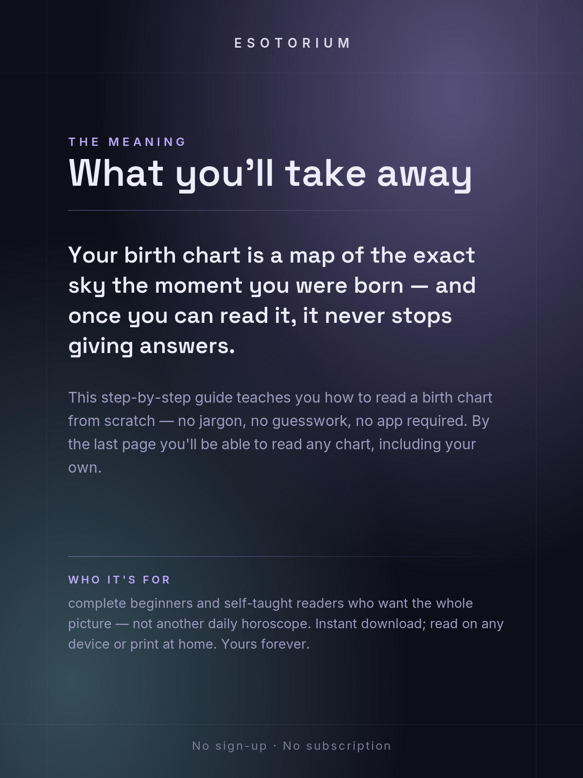 How to Read Your Birth Chart — Complete Beginner Guide — What it means