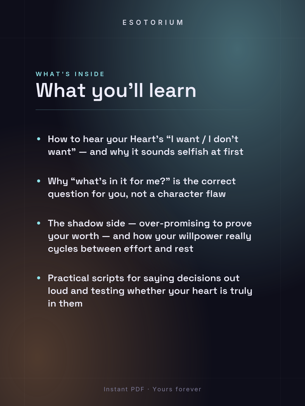 Ego Authority — How to Make Decisions — what you'll learn
