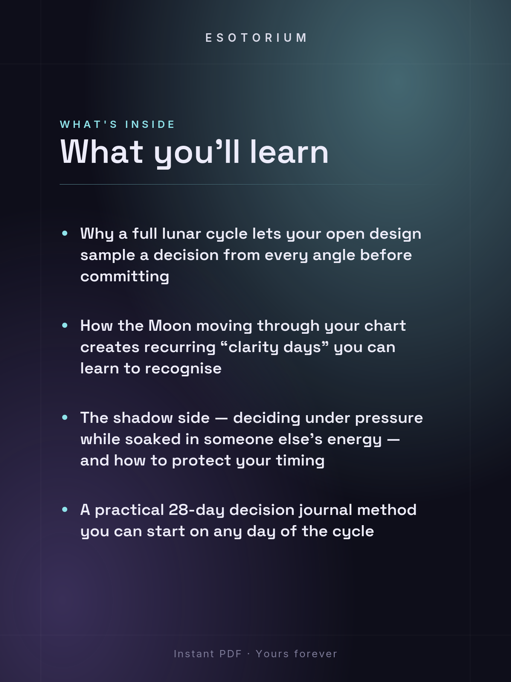 Lunar Authority — How to Make Decisions — what you'll learn