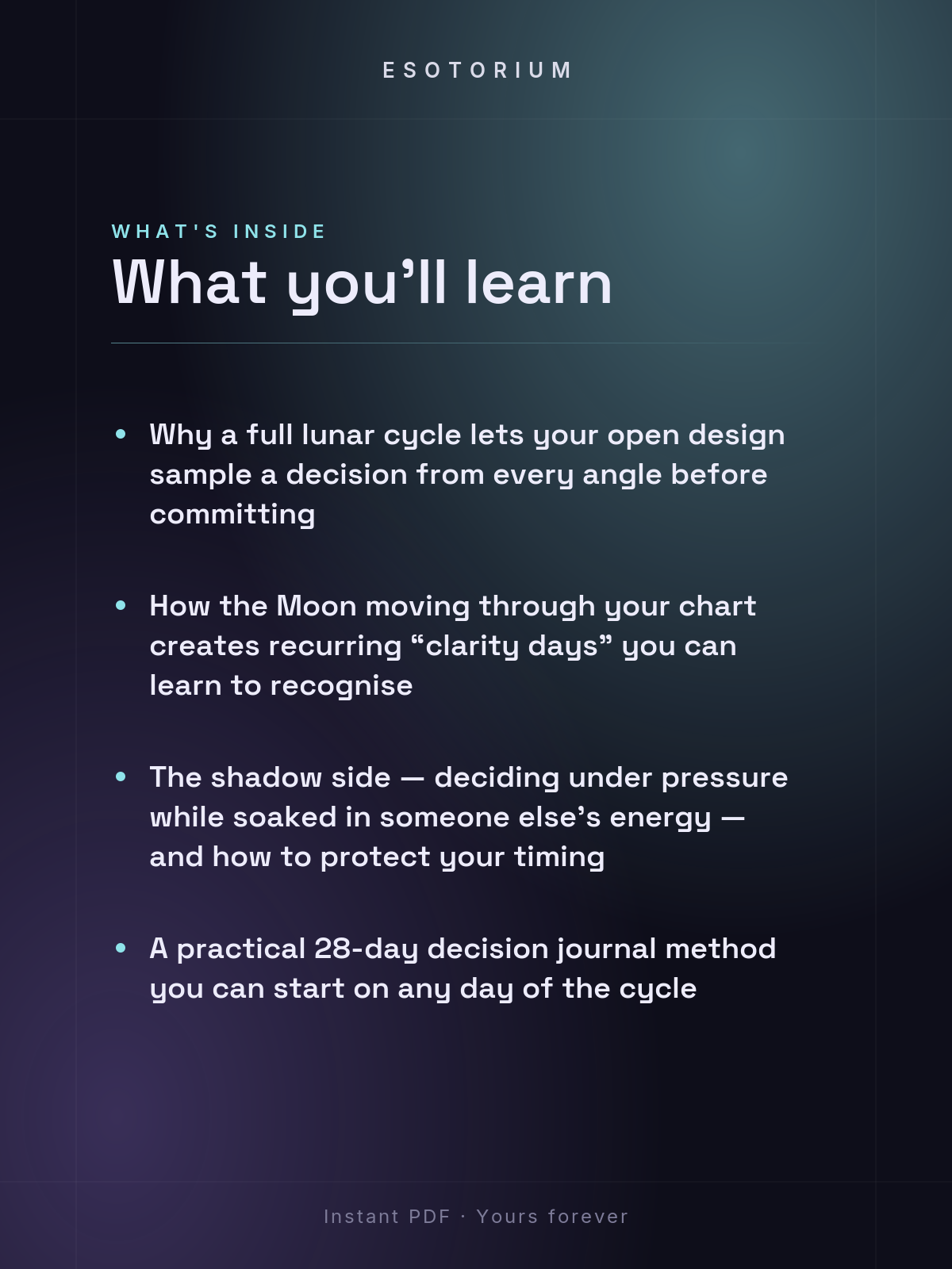 Lunar Authority — How to Make Decisions — what you'll learn