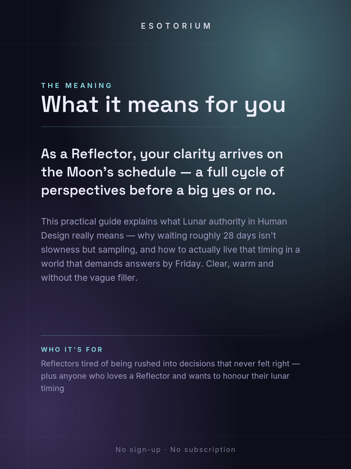 Lunar Authority — How to Make Decisions — what it means