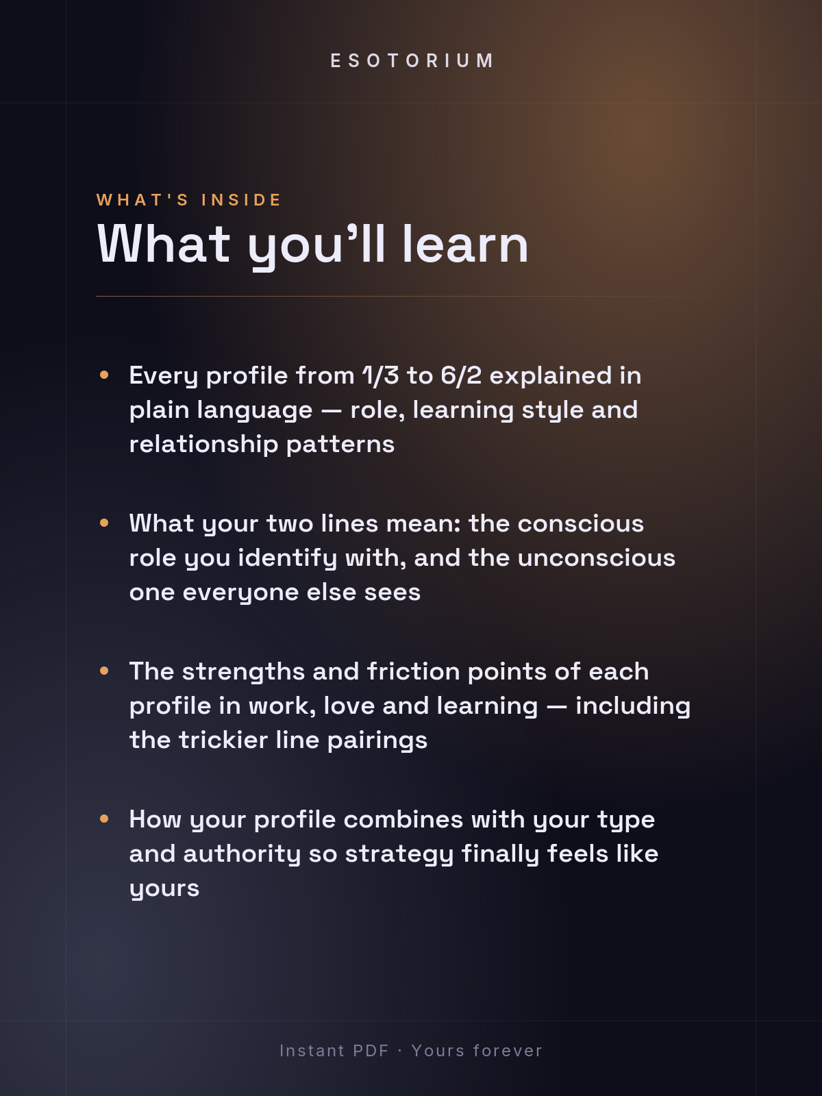 The 12 Human Design Profiles Explained — what you'll learn