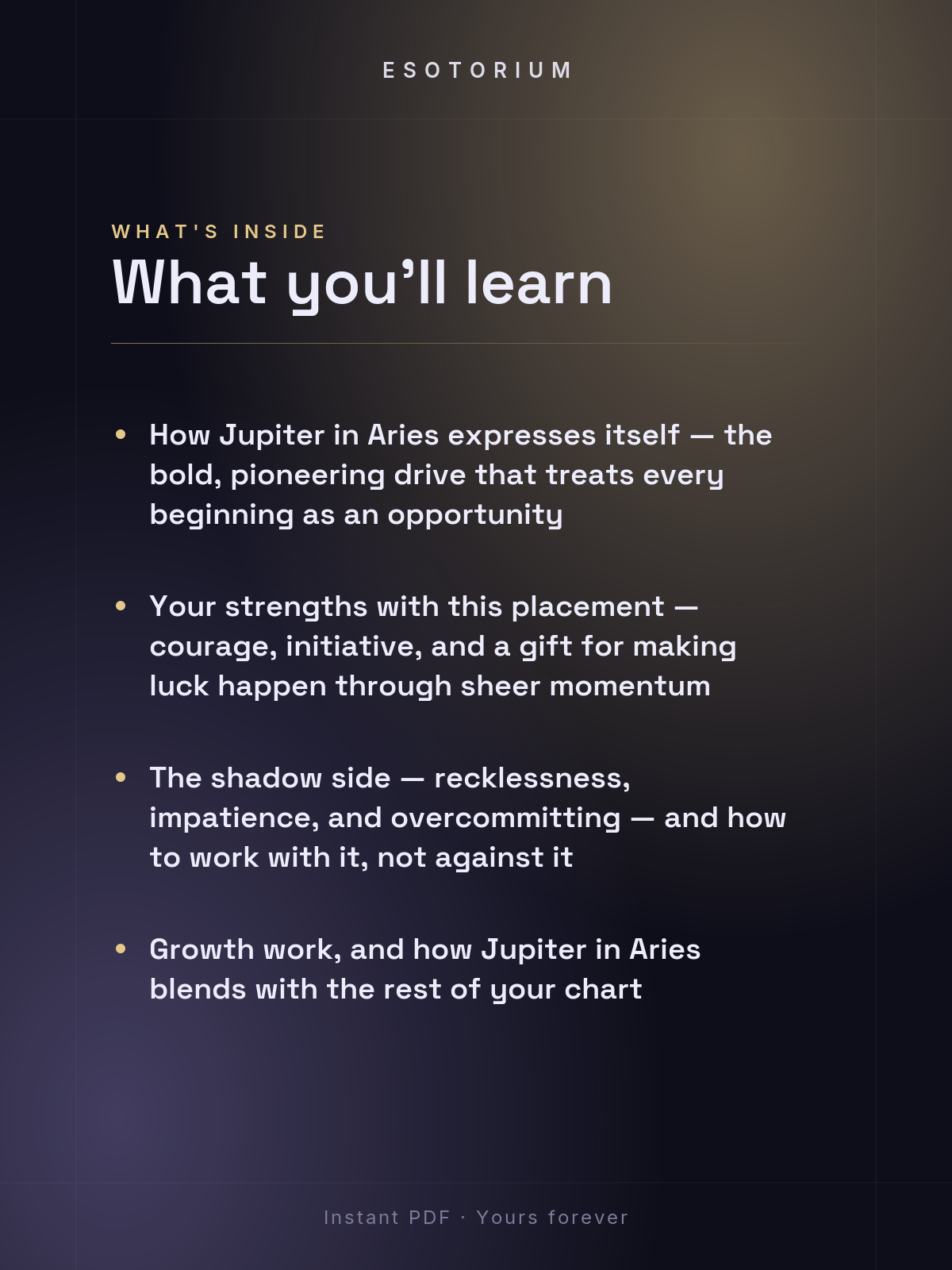 Jupiter in Aries — Meaning in Your Birth Chart — What's inside