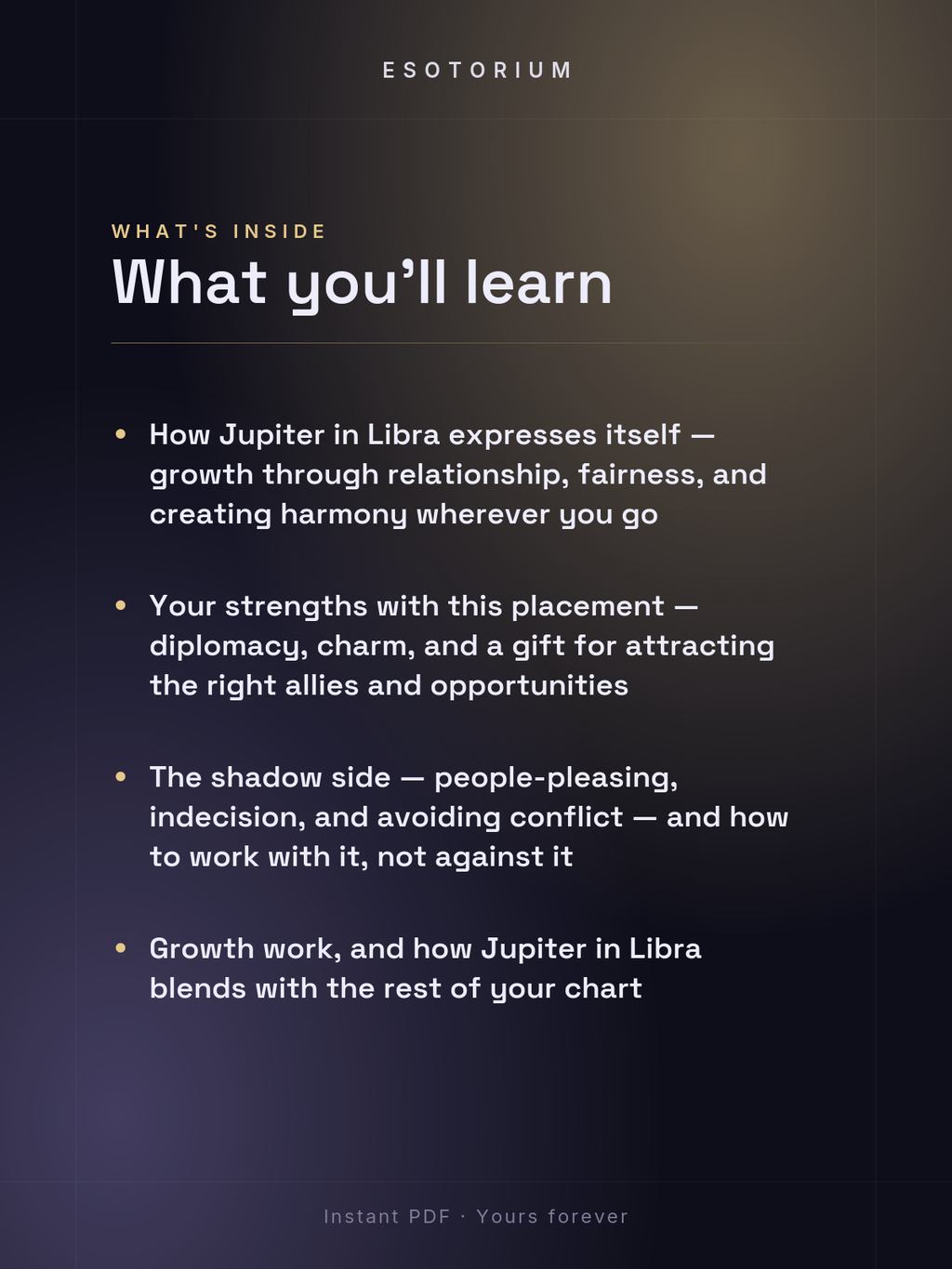 Jupiter in Libra — Meaning in Your Birth Chart — What's inside