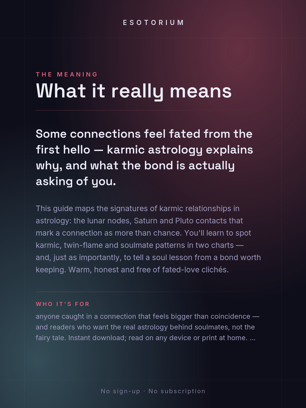 Karmic Relationships & Soulmates in Astrology — What it means
