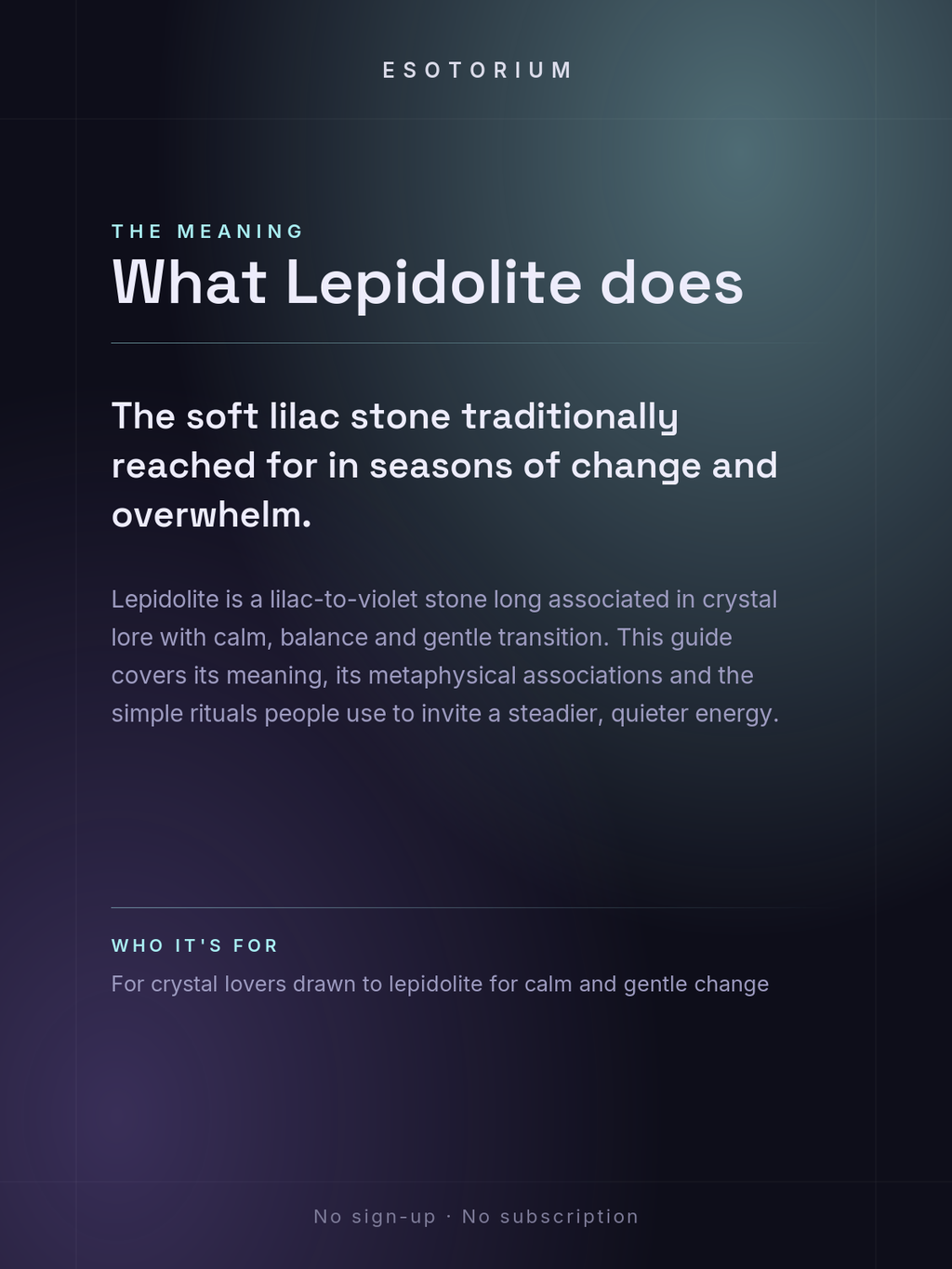 Lepidolite — Meaning, Uses & Healing Properties — what it means