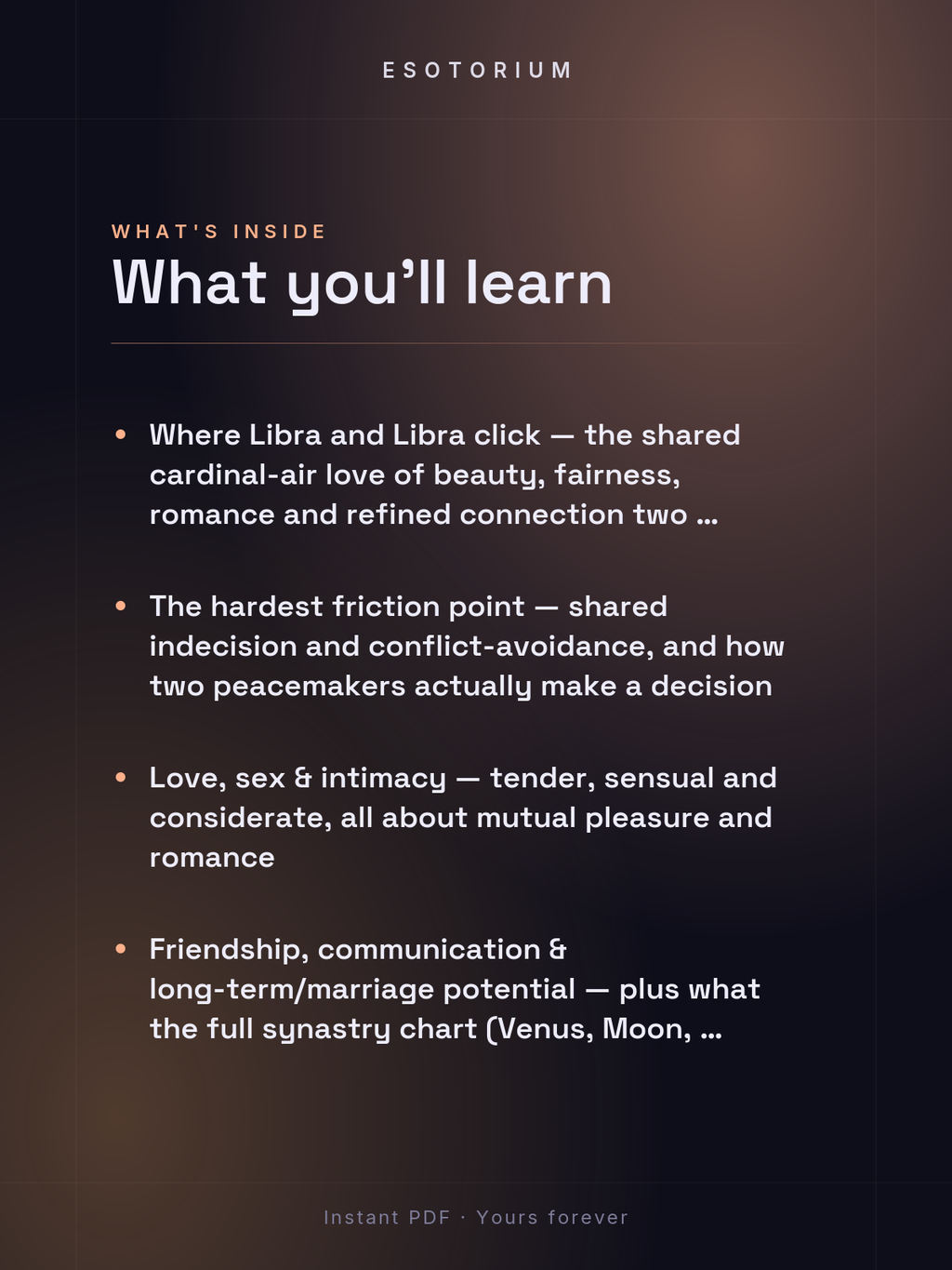 Libra and Libra Compatibility — Love, Sex & Friendship — What's inside