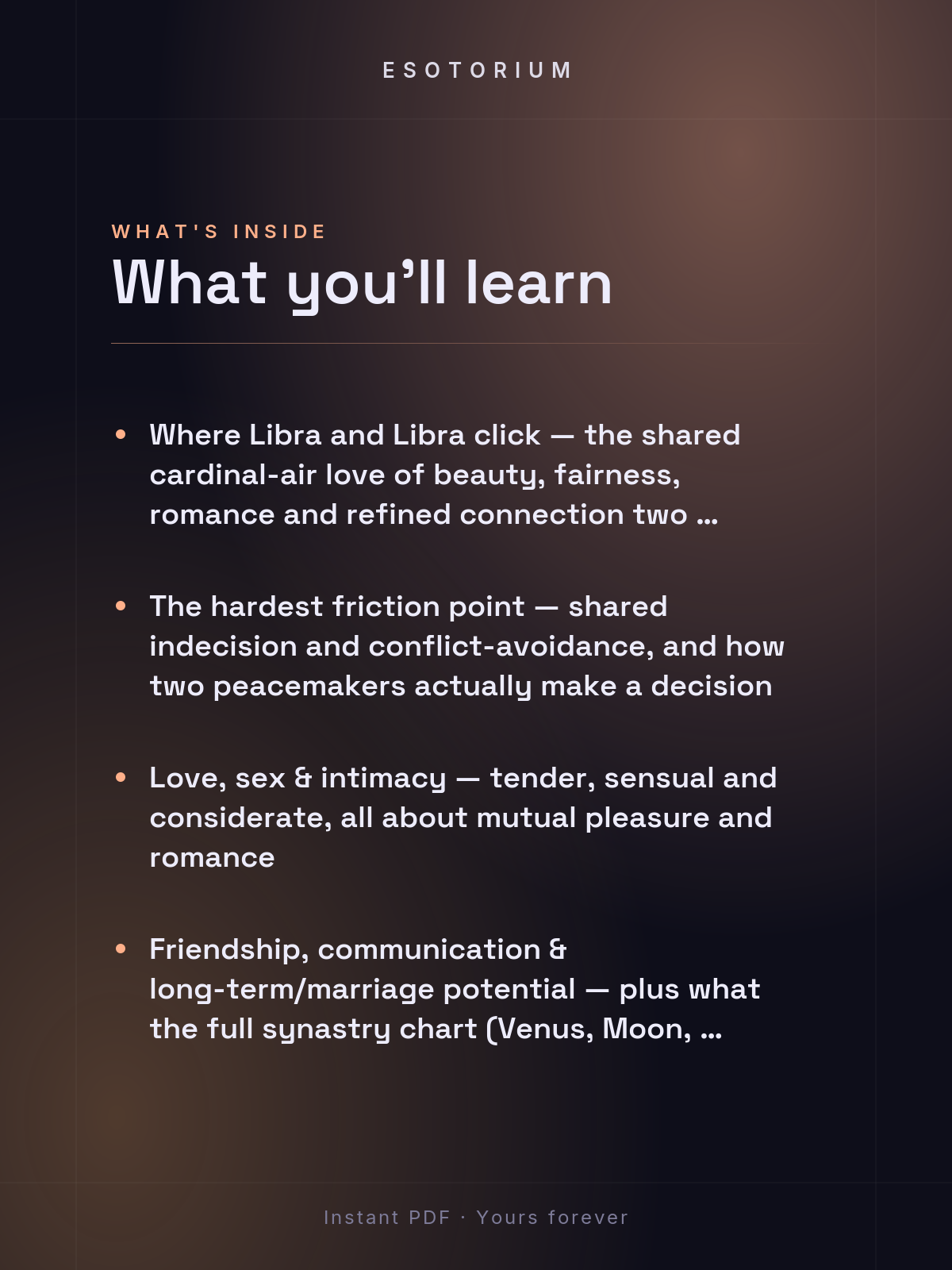 Libra and Libra Compatibility — Love, Sex & Friendship — What's inside