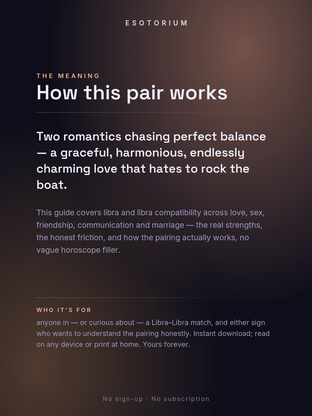 Libra and Libra Compatibility — Love, Sex & Friendship — What it means