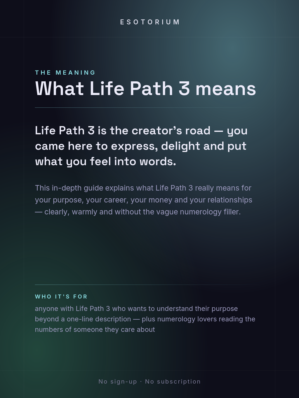 Life Path Number 3 — Full Meaning Guide — what it means
