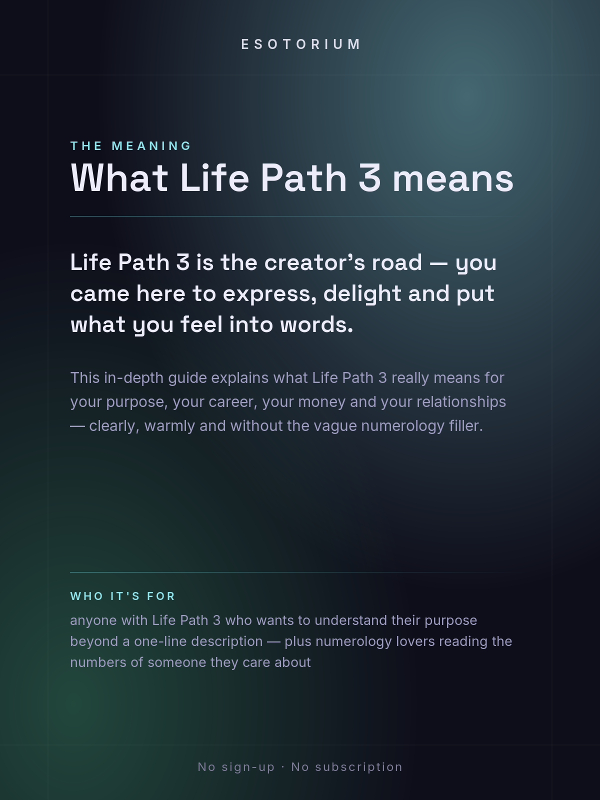 Life Path Number 3 — Full Meaning Guide — what it means