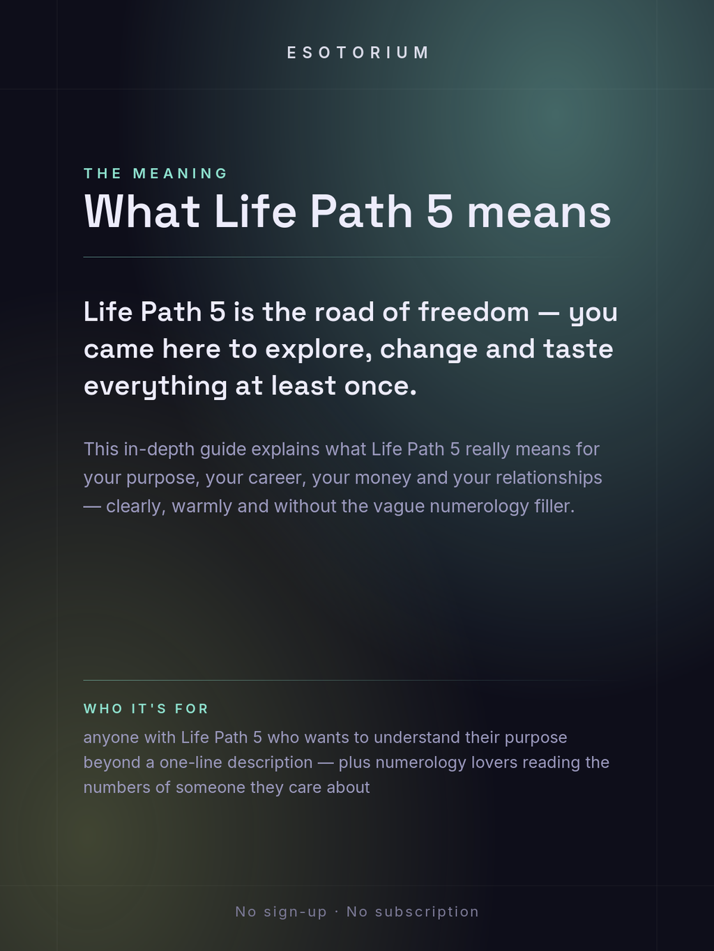Life Path Number 5 — Full Meaning Guide — what it means