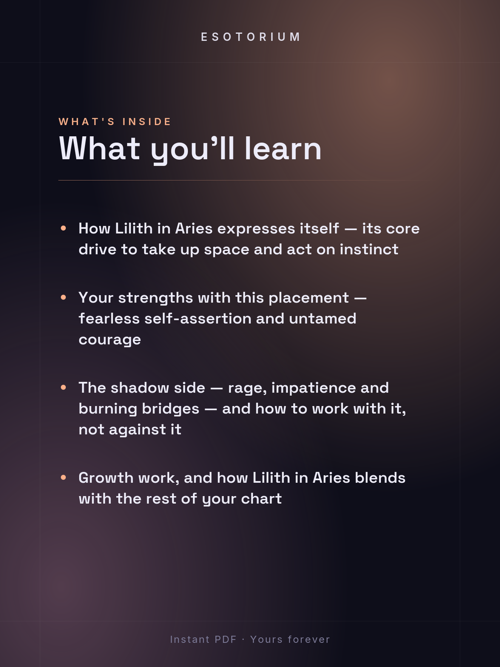 Lilith in Aries — Meaning in Your Birth Chart — What's inside