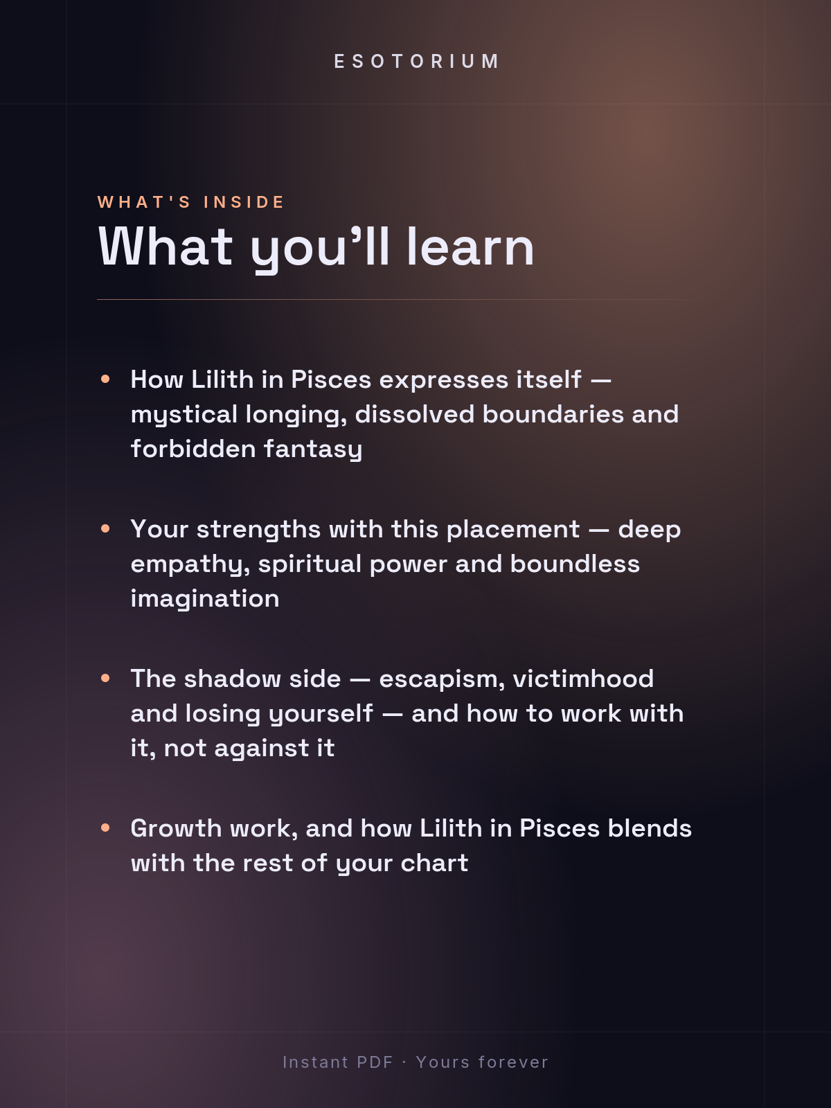 Lilith in Pisces — Meaning in Your Birth Chart — What's inside
