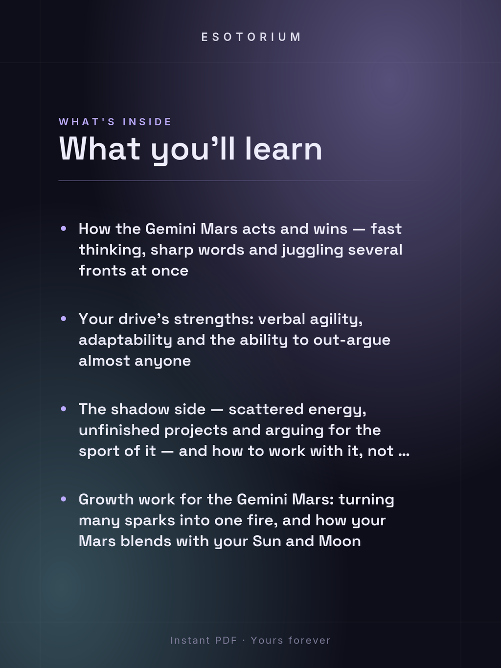 Mars in Gemini — Meaning in Your Birth Chart — What's inside