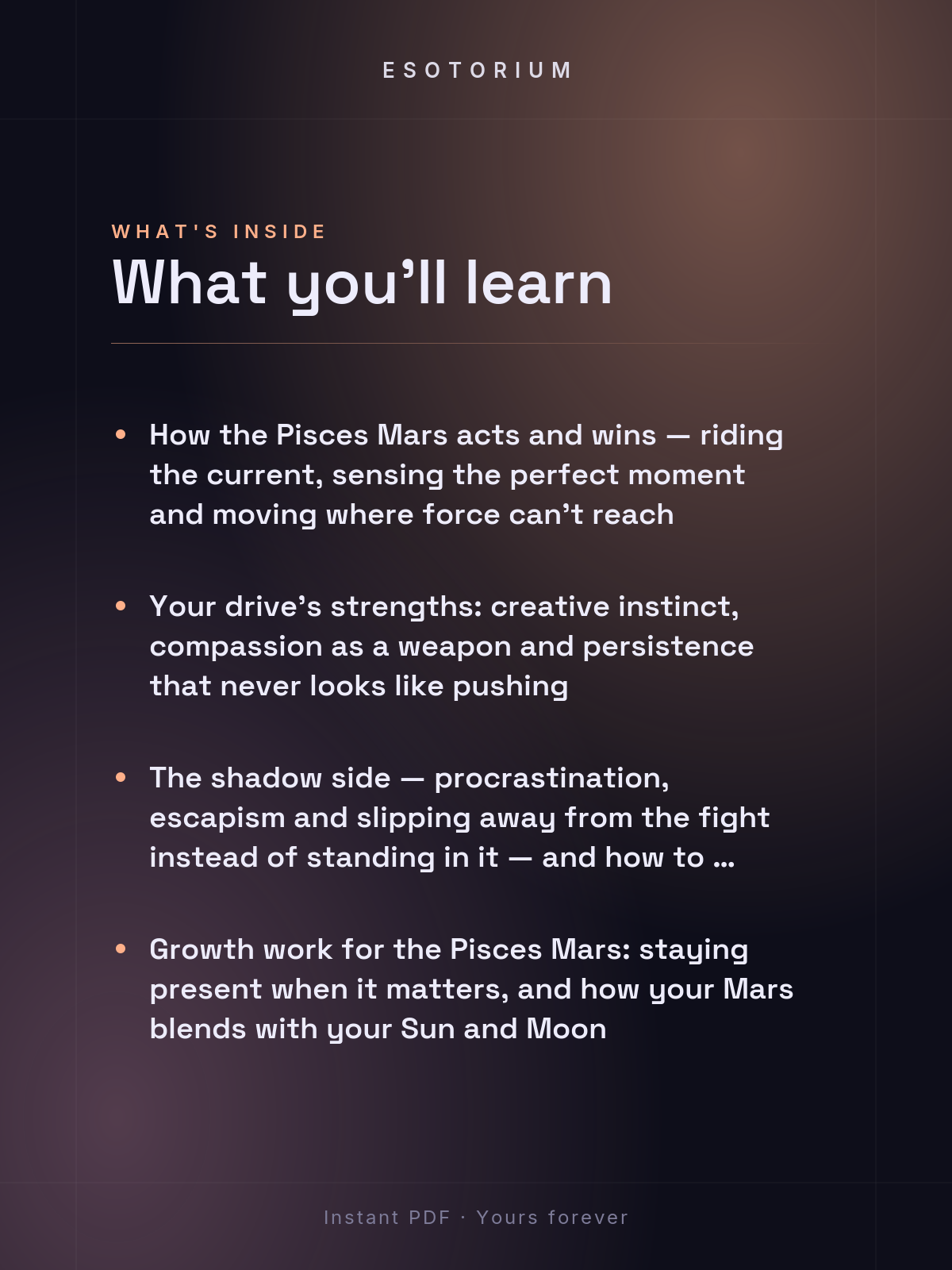 Mars in Pisces — Meaning in Your Birth Chart — What's inside
