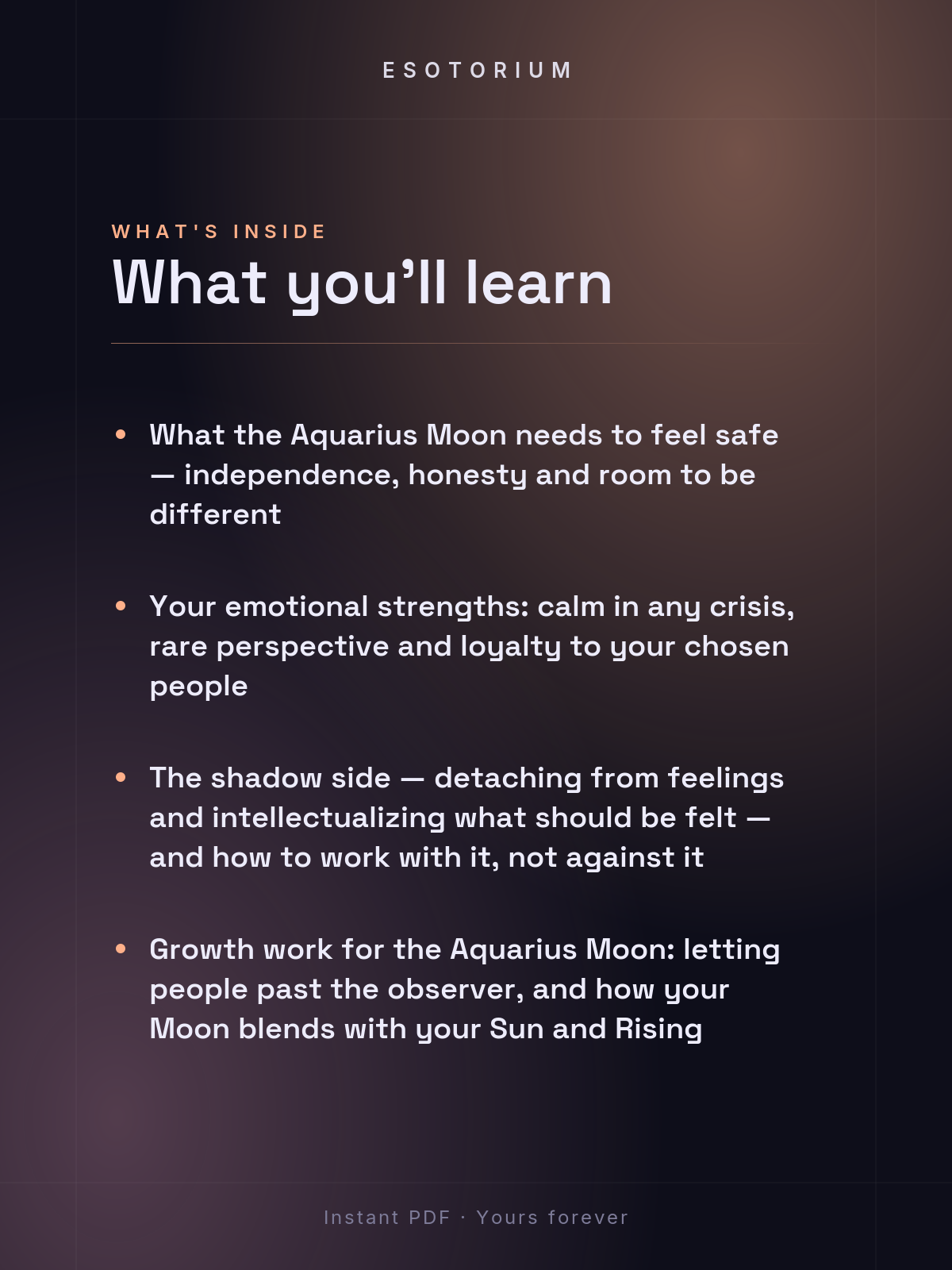 Moon in Aquarius — Meaning in Your Birth Chart — What's inside