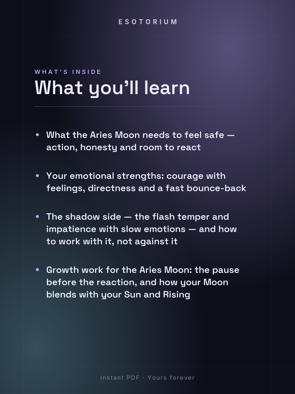 Moon in Aries — Meaning in Your Birth Chart — What's inside