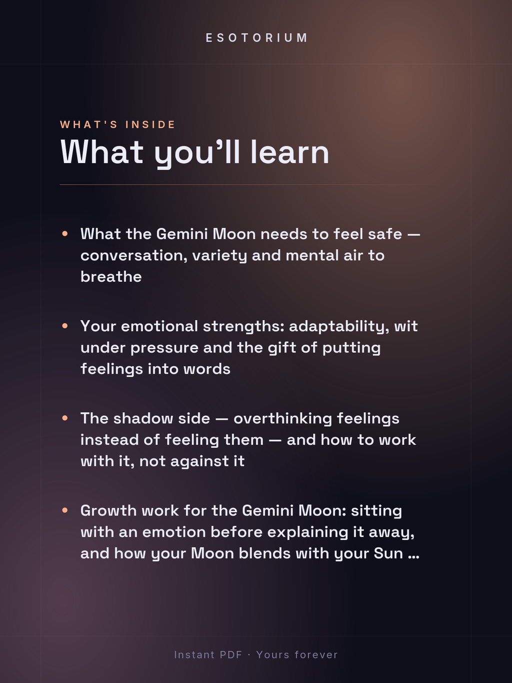 Moon in Gemini — Meaning in Your Birth Chart — What's inside