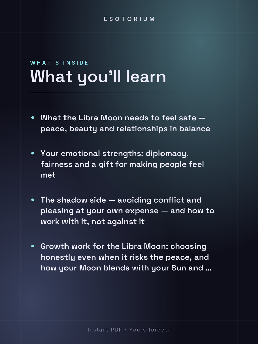 Moon in Libra — Meaning in Your Birth Chart — What's inside