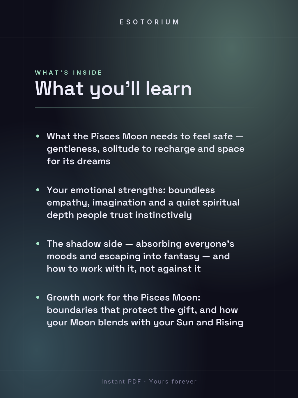 Moon in Pisces — Meaning in Your Birth Chart — What's inside