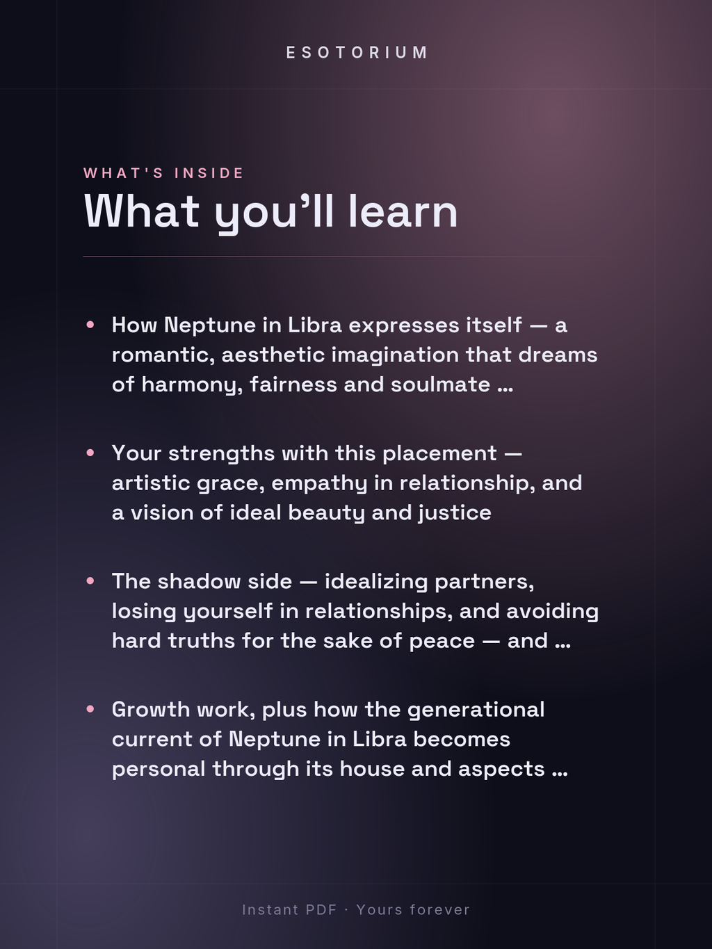 Neptune in Libra — Meaning in Your Birth Chart — What's inside