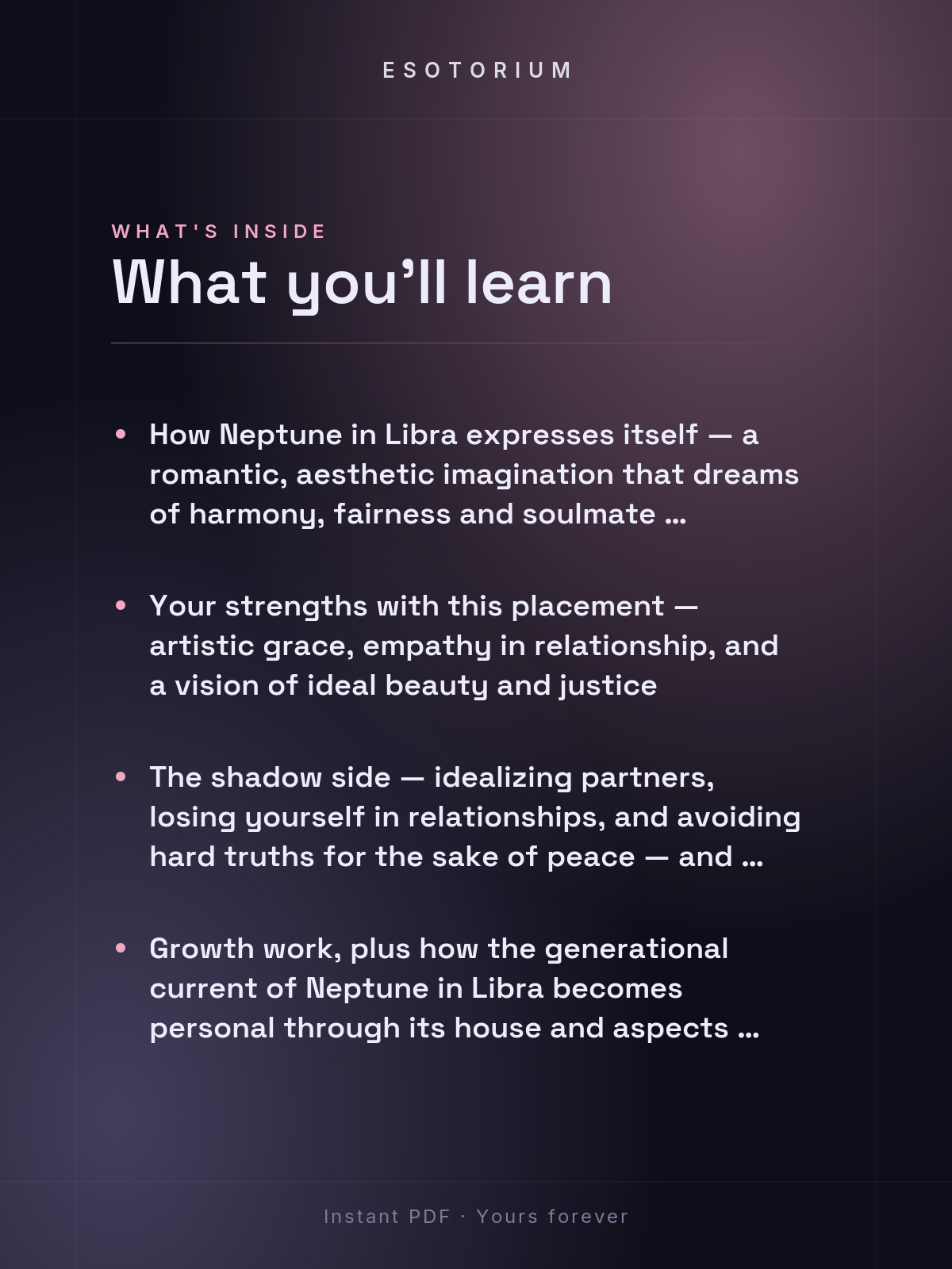 Neptune in Libra — Meaning in Your Birth Chart — What's inside