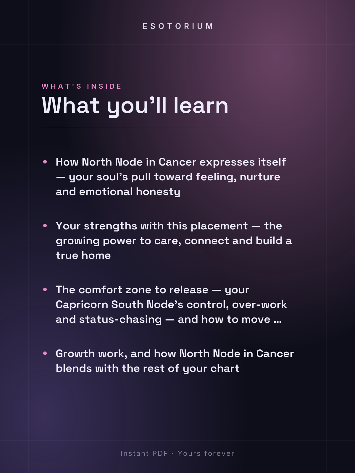 North Node in Cancer — Meaning in Your Birth Chart — What's inside
