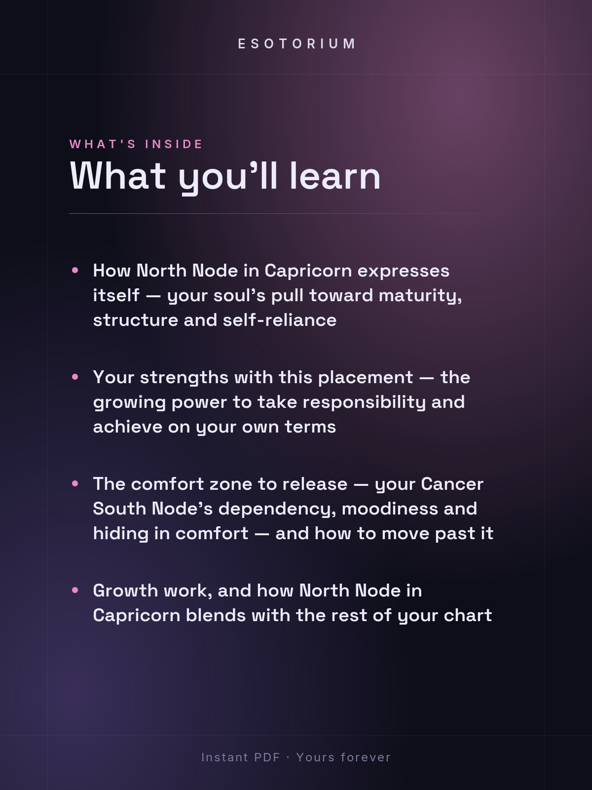 North Node in Capricorn — Meaning in Your Birth Chart — What's inside