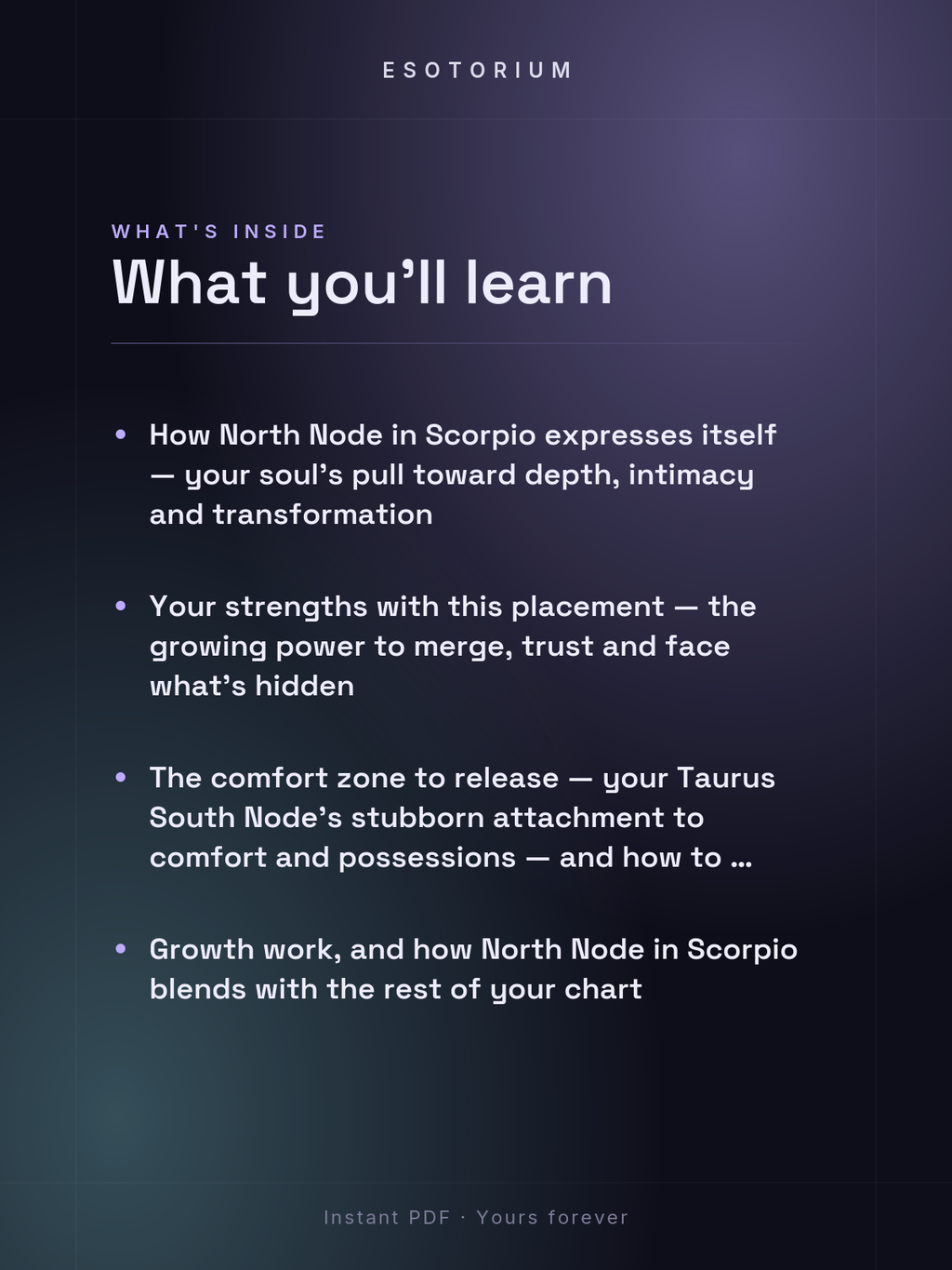 North Node in Scorpio — Meaning in Your Birth Chart — What's inside