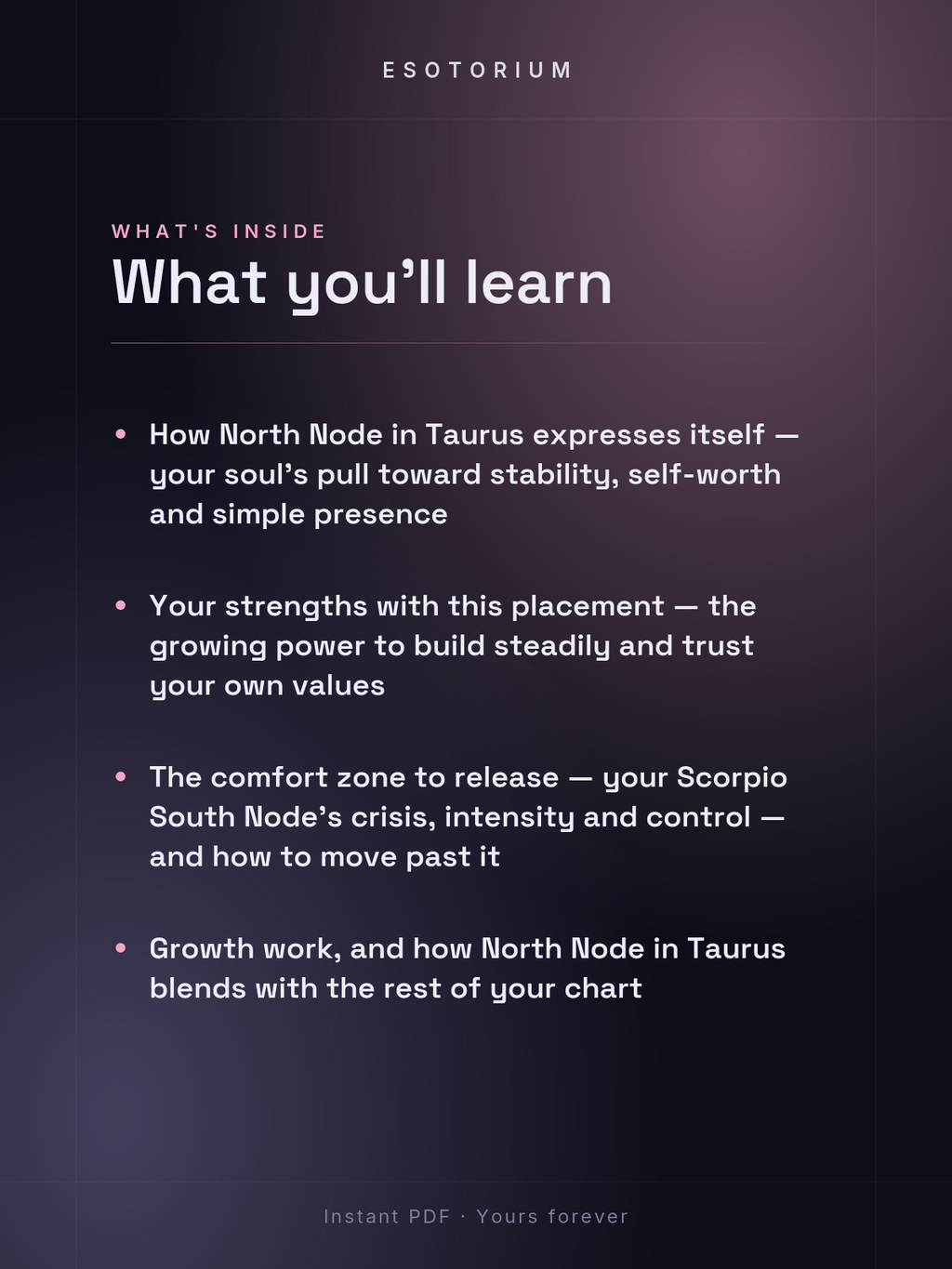North Node in Taurus — Meaning in Your Birth Chart — What's inside