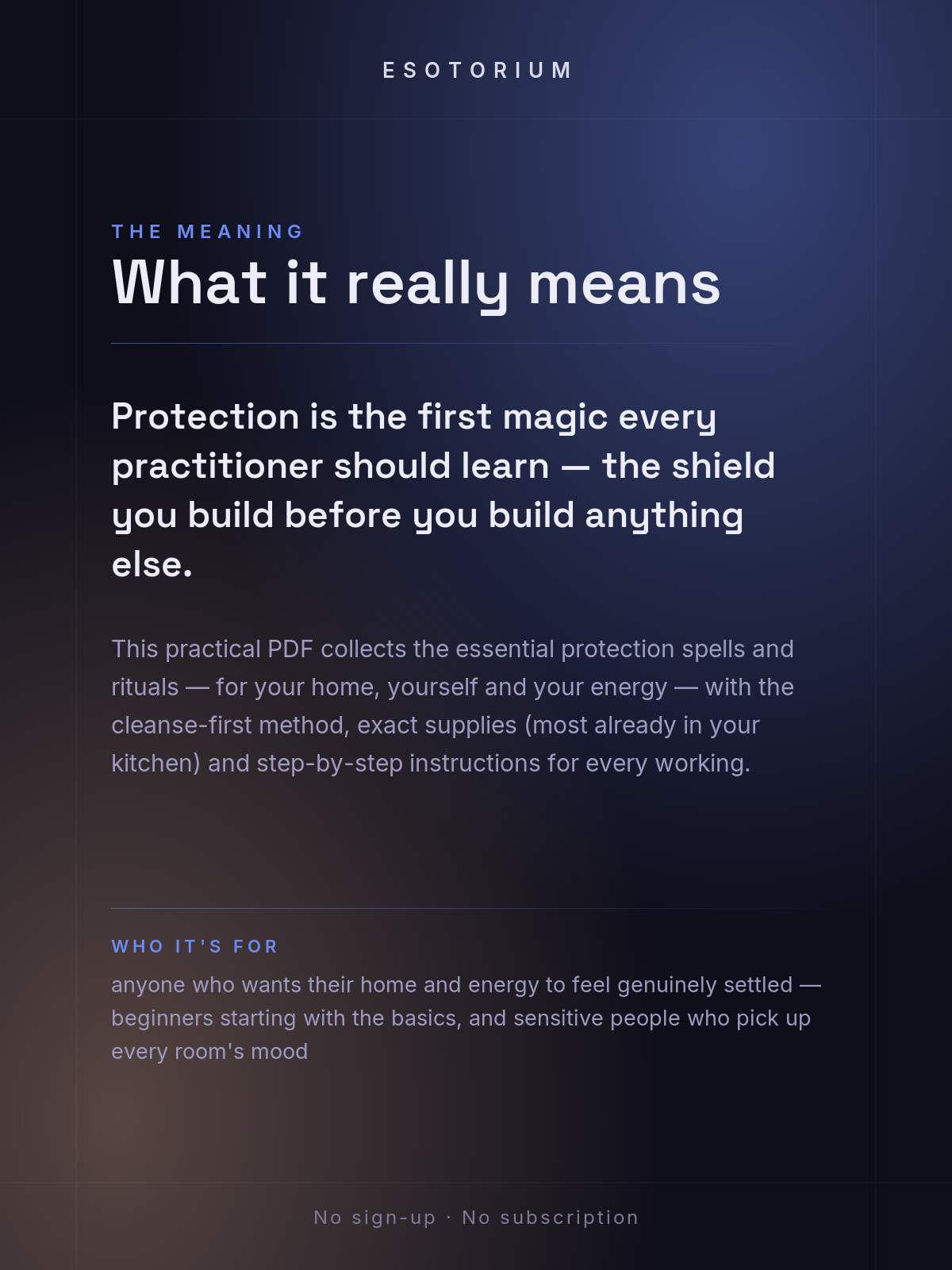 Protection Rituals & Spells — Practical Guide — what it means