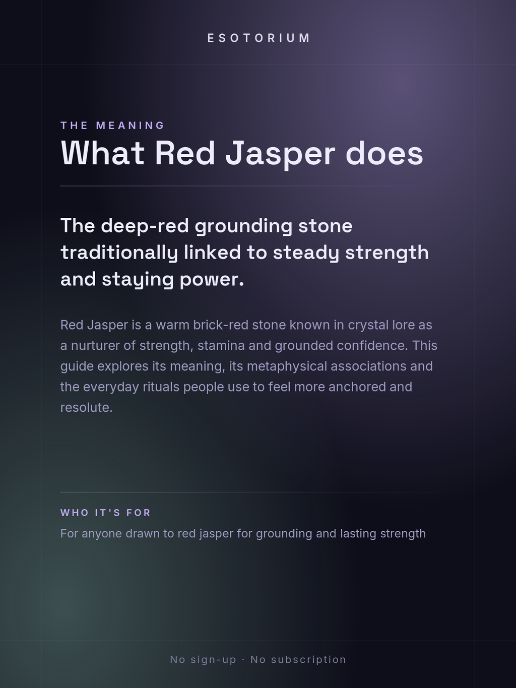 Red Jasper — Meaning, Uses & Healing Properties — what it means