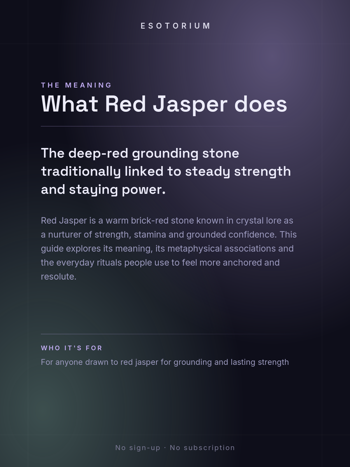 Red Jasper — Meaning, Uses & Healing Properties — what it means
