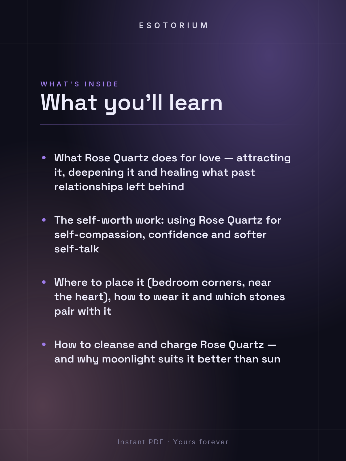 Rose Quartz — Meaning, Uses & Healing Properties — what you'll learn