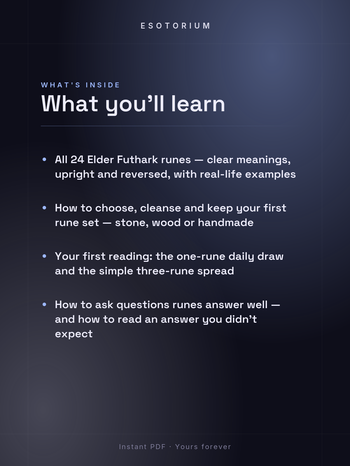 Runes for Beginners — Meanings & How to Read — what you'll learn