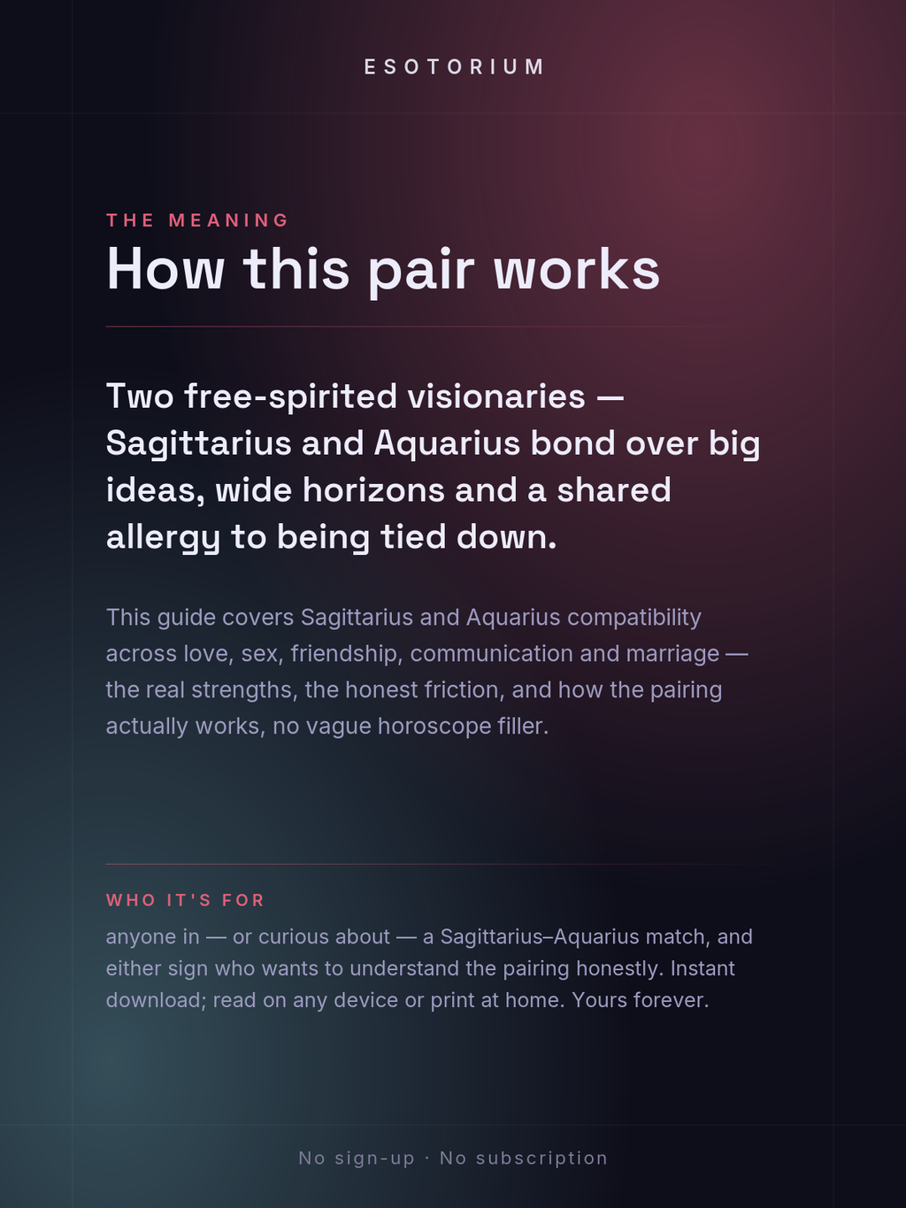 Sagittarius and Aquarius Compatibility — Love, Sex & Friendship — What it means