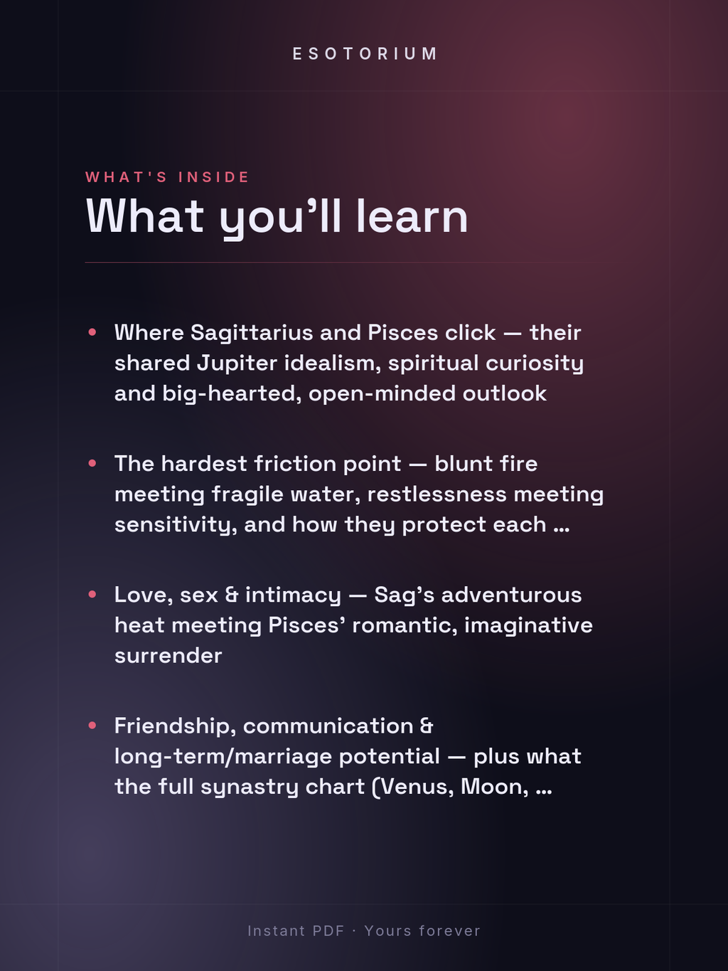 Sagittarius and Pisces Compatibility — Love, Sex & Friendship — What's inside