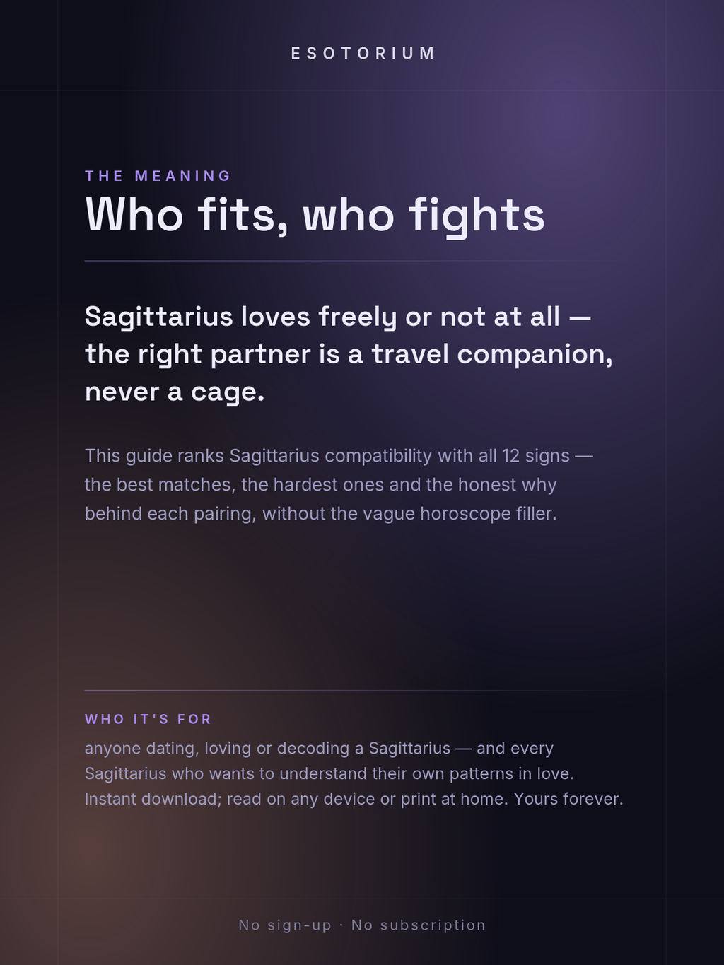 Sagittarius Compatibility — Best & Worst Matches — What it means