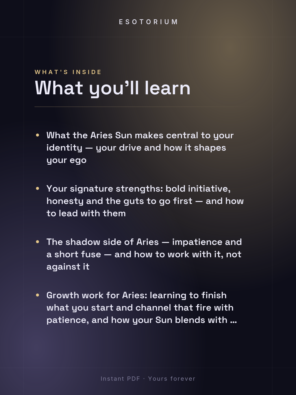 Sun in Aries — Meaning in Your Birth Chart — What's inside