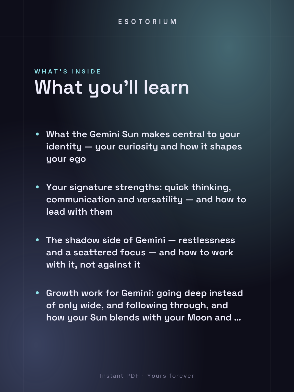 Sun in Gemini — Meaning in Your Birth Chart — What's inside